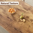 thumbnail image 4 of M optimized Industrial Dining Table for 6~8 People, 78.7"L Kitchen Table, Wood Dining Table, Kitchen & Dining Room Table, Rectangle Dining Room Table for Dinner & Meeting, 4 of 7