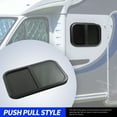 thumbnail image 4 of RV Window, 830x480mm Slide Window, Tempered Glass, Screen, Resistant, Aluminum Frame, Privacy, Sun , Seal, Drainage Holes, 4 of 7