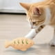 thumbnail image 5 of 3 juguetes para gatos con forma de pez | Dispensador de comida interactivo de silicona de grado alimenticio para snacks de hierba gatera | Material suave y seguro | Juguetes educativos y energéticos, 5 of 5