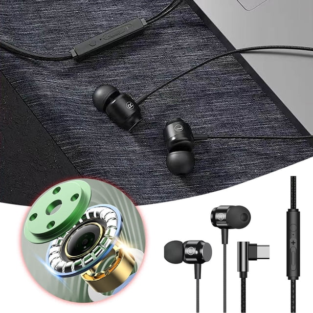 BotaniNest Écouteurs Adaptés à la Lecture de Musique avec Interface Type-C, Très Adaptés aux Passionnés de Musique