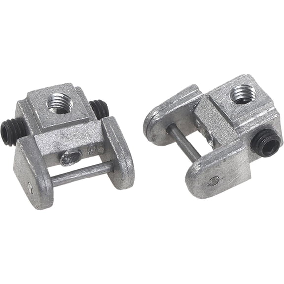 XD5-2Pcs Scroll Saw Blades Holders Conversion Kits, Pin-less Adapter Upper Lower Blade Holders Clamps, Easy to Use-5