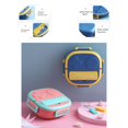 thumbnail image 1 of Large Capacity Lunch Box with Lid Stackable Leak-proof Cartoon Robot Food Container for Restaurant, 1 of 8
