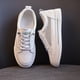 thumbnail image 4 of 2022 nuevas zapatillas de deporte de cuero para mujer, zapatos planos, zapatos blancos pequeños, zapatos casuales de verano de malla, zapatos planos, 4 of 4