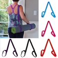 thumbnail image 2 of Ettsollp Solid Color Exercise Fitness Yoga Mat Holder Shoulder Strap Carrier Tie Belt-Rose Red, 2 of 5