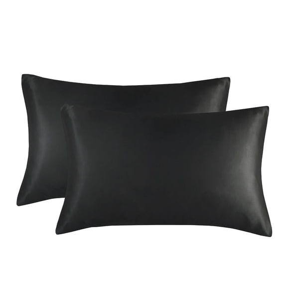 Satin Pillowcase Set of 2, Soft Pillow Covers for Hair and Skin, Queen/Standard Size