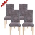 thumbnail image 5 of Housse De Chaise Salle Manger Extensible Housse De Chaise Universelle Lavables,couverture De Chaise Facile Nettoyer Pour Dcor Salle Manger Htel, 5 of 5