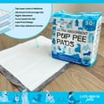 thumbnail image 5 of (3 pack) Gatehouse Large Ultra Absorbent Pup Pee Pads, Dog and Puppy Training Pads with Adhesive Corners, 22"x 22", 50 Count, 5 of 8