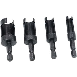 Prime 4-Piece Ensemble de routeurs en bois d'acier au carbone pour menuiserie améliorée