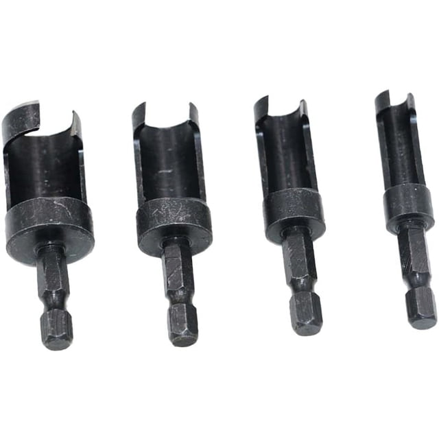 Premium 4-Piece Carbon Steel Wood Router Set for Enhanced Carpentry