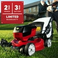 thumbnail image 3 of Toro Recycler 21 Inch Deck 60 Volt Max Brushless Push Lawn Mower, Black/Red, 3 of 12