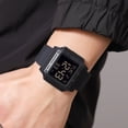 thumbnail image 5 of Weloille Men's Rugged Outdoor Sports Digital Watch, Waterproof with Luminous Display, Alarm, Stopwatch for Hiking, Camping, Running, Swimming Activities, 5 of 9