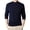 Navy, variant on Men's Mock Neck Pullover Sweater Long Sleeve Slim Fit Solid Color Knit Top