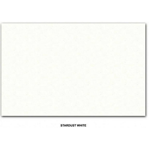 Stardust White - Premium Color Card Stock, Paper Size: 11 x 17-65 Lb Cardstock - 50 Sheets