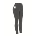 thumbnail image 6 of HKYNLAG Leggings for Women High Waisted Yoga Pants Stretch Casual Fitness Workout Running Ankle Legging Gray 2XL, 6 of 6