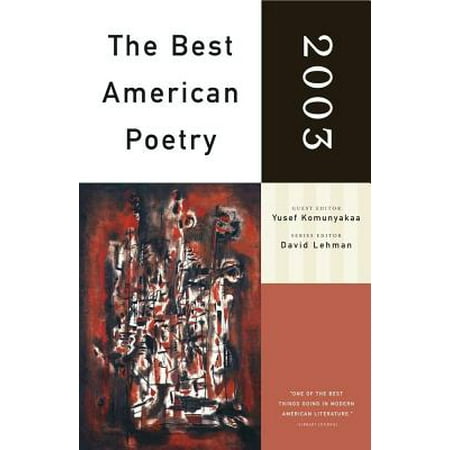 The Best American Poetry 2003 - eBook