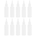 thumbnail image 1 of Empty Squeeze Bottles 25Pcs White ABS Hair Styling Bottle Waste Reduction for Hairdressing Use, 1 of 3