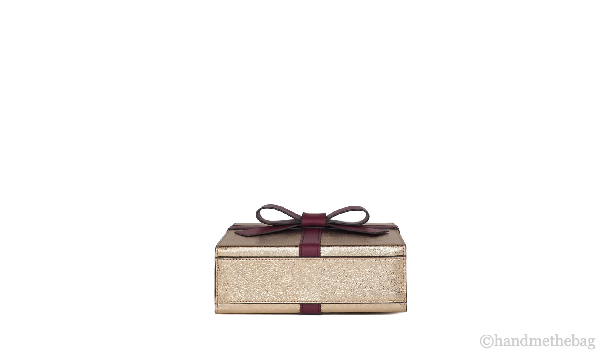 Kate Spade Wrapping Party Wine Ribbon Bow Gift Box Crossbody – The Closet  New York