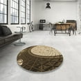 thumbnail image 4 of Ahgly Company Machine Washable Indoor Rectangle Transitional Bakers Brown Area Rugs, 5' x 8', 4 of 7