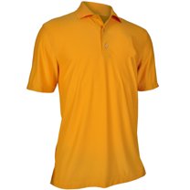 Monterey Club Men's Drizzle Texture Solid Golf Polo Shirt #1251