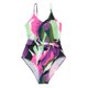 thumbnail image 4 of Bañador de bikini de una pieza con relleno y estampado superpuesto de talla grande para mujer Fridja  nalpqowj24243, 4 of 9
