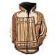 thumbnail image 1 of Sudadera con capucha y cremallera para hombre, divertida, gran oferta 2024, estilo Harajuku de gran tamaño, con estampado 3D, informal, de manga larga, para adolescentes, 1 of 6