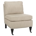 thumbnail image 3 of SAFAVIEH Randy Slipper Chair Beige, 3 of 7
