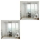 thumbnail image 1 of Naiovety Nuevo tul gasa puerta bufanda cenefas cortina transparente ventana cortinas Blanco 2piezas Naiovety CBP009867, 1 of 6