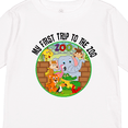 thumbnail image 4 of Inktastic First Trip to the Zoo Boys or Girls Long Sleeve Toddler T-Shirt, 4 of 5