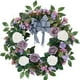 thumbnail image 2 of Guirnalda de rosas artificiales Adorno Simución Primavera Verano Puerta de entrada Colgante colorido Guirnalda para Acción Púrpura Sunnimix guirnaldas de la puerta, 2 of 8
