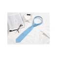thumbnail image 5 of CORBATA DE HOMBRE INSPIRADA EN EL DÍA DEL PADRE, CON PATRÓN DE CUADROS SÓLIDOS, FORMAL, PARA NEGOCIOS, TAMAÑO ÚNICO, AZUL CIELO, 5 of 5