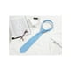 thumbnail image 5 of CORBATA DE HOMBRE INSPIRADA EN EL DÍA DEL PADRE, CON PATRÓN DE CUADROS SÓLIDOS, FORMAL, PARA NEGOCIOS, TAMAÑO ÚNICO, AZUL CIELO, 5 of 5
