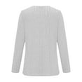 thumbnail image 4 of Women's Ribbed Knit Cardigan with Pockets Lightweight Long Sleeve Open Front Cover Up Cozy Lounge Wear for Fall, 4 of 9