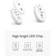 thumbnail image 4 of Wake Up Light Cabinet Lamp Table Lamp 3D Night Lamp Table Lamp Simple Wardrobe Lamp Table Lamp (2 Pieces, White), 4 of 5