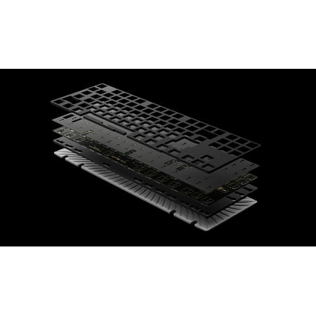 HYTE Keeb TKL - Tenkeyless Wired RGB Mechanical Keyboard - Black