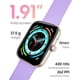 thumbnail image 5 of Reloj inteligente TOOBUR Alexa con pantalla HD integrada IP68 lila para mujer, 5 of 6