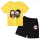 thumbnail image 3 of Conjunto de camiseta y pantalones cortos con estampado de Kamado Nezuko de Demon Slayer para adolescentes y niños, ropa de manga corta para niños y niñas, 3 of 5