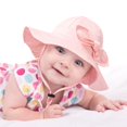 thumbnail image 2 of Gorro para bebé DANMY con ala ancha ajustable UPF 50+, rosa, 2-3 años, 2 of 7
