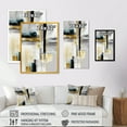 thumbnail image 4 of Designart Abstract Transitional Shapes Black IV Canvas Wall Art, 4 of 5
