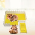 thumbnail image 4 of AURORA TRADE 1 Set Parrot Hamster Pet Landscaping Cage Accessories Fence Ladder Platform Squirrel Hamster Climbing Ladder Funny Small Pet Toy (11.02" L x /8.27" W), 4 of 5