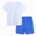 thumbnail image 4 of Baby and Toddler Boy Clothes Set 2-Piece Cartoon Cotton Summer Short Sleeve T Shirt And Shorts Kids Outfit Set 1-5 Year, 4 of 5