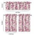 thumbnail image 6 of Kitchen Curtains and Valance Set 36 Inch Tier Pioneer Colorful Floral 3 Pieces Set Dining Room Small Curtain Drapes Cafe Curtains Valance for Home Decor Rod Pocket, 6 of 6