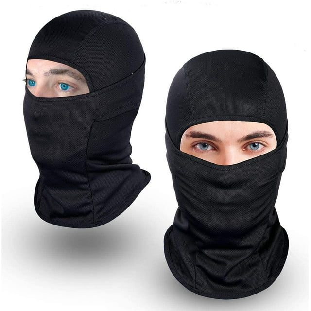 RV Paquete de 2 pasamontañas con protección UV para hombres y mujeres, parasol táctico, ligero, esquí, motocicleta, correr, montar