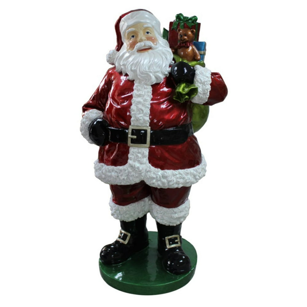 Northlight 63 in. Commercial Standing Santa Claus with Presents