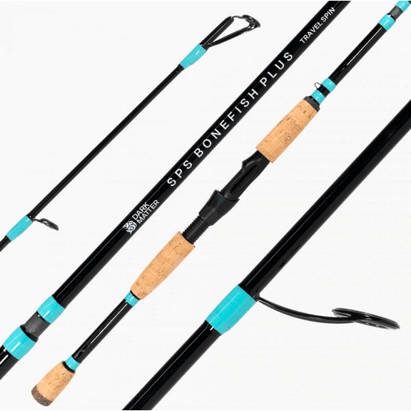 Dark Matter Redfish Plus Travel Spinning Rod Black/Blue SPSRPS70MHF4
