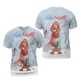 thumbnail image 3 of Hello Winter Vizsla Smiling in Red Scarf Hat Welcome Christmas All Over Print 3D Shirt Unisex Merch Vizslas Dog Lover Gifts Idea - 00017, 3 of 6