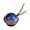 B, variant on Crystal Necklace – Locket Style Gifts for Her Glow In The Dark Galaxy System Double Sided Glass Dome Planet Necklace Pendant