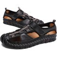 thumbnail image 1 of Xishao Sandalias de Playa de Cuero para Deportes Ocasionales para Hombres Zapatillas de Pescador refrescantes Zapatillas de Exterior duraderas Suaves y duraderas Xishao ropa, 1 of 2