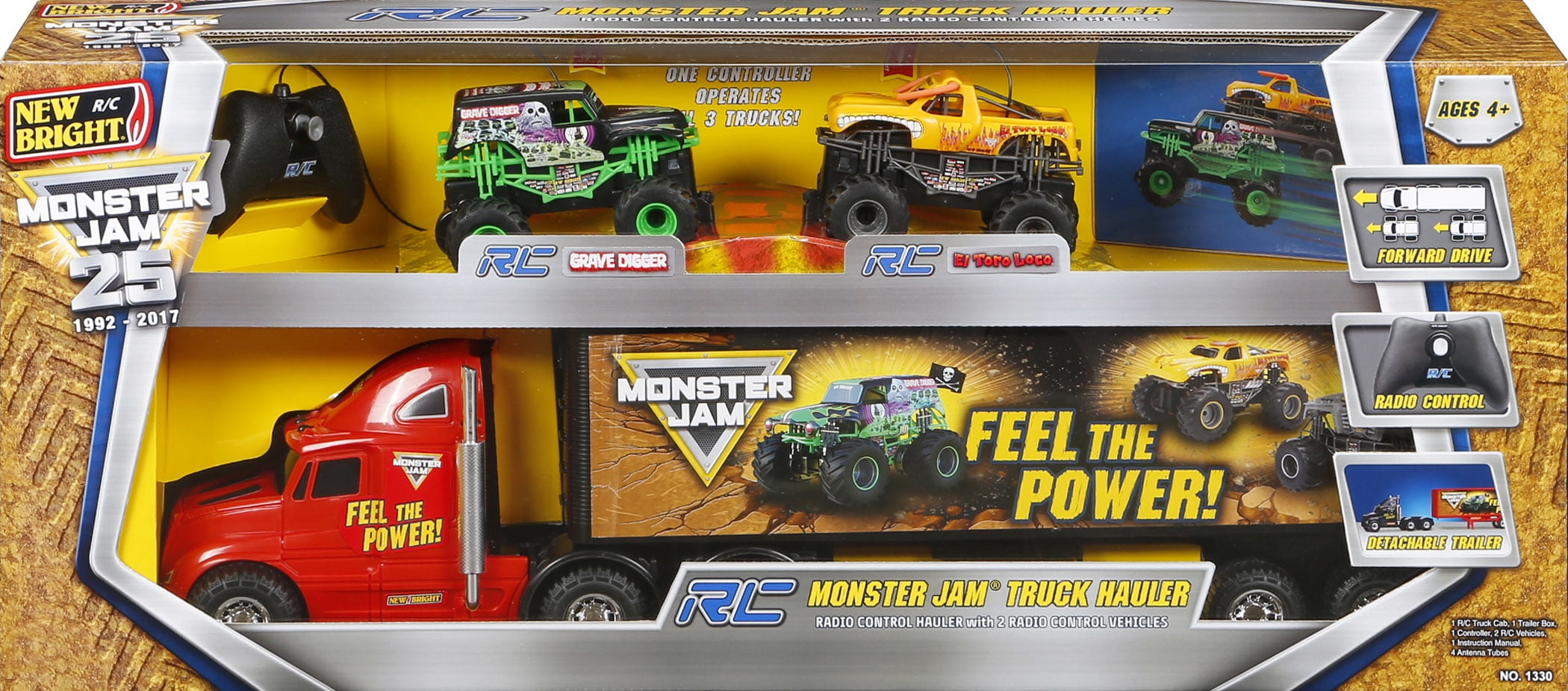 monster truck hauler toy
