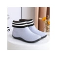 thumbnail image 3 of Ferndule Womens Waterproof Round Top Rain Boots Casual Comfortable Ankle Bootie Garden Shoe Outdoor Stylish Slip On, 3 of 4