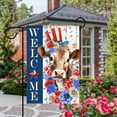 thumbnail image 2 of July  4th Welcome Cattle Garden Flag, 2 of 5